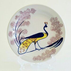 Vintage Homer Laughlin Chownings Tavern BREAD Plate Peacock Restaurant Ware USA